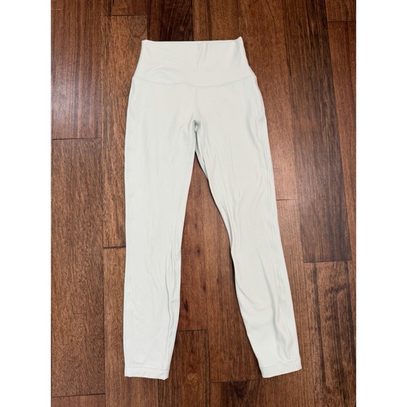 lululemon athletica Pants - Lululemon Women's Align High-Rise 25'' Sage Green Ankle Leggings- Size 4